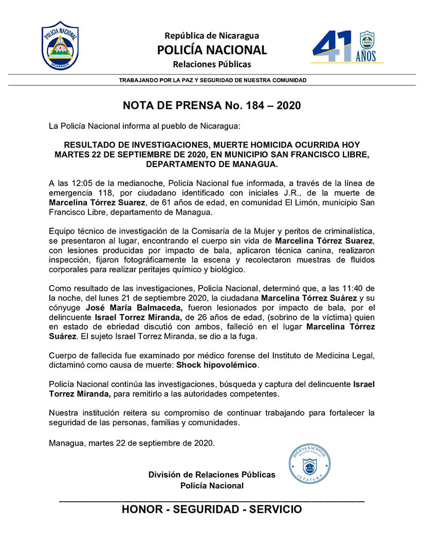 policia-nacional-muerte-homicida-san-francisco-libre